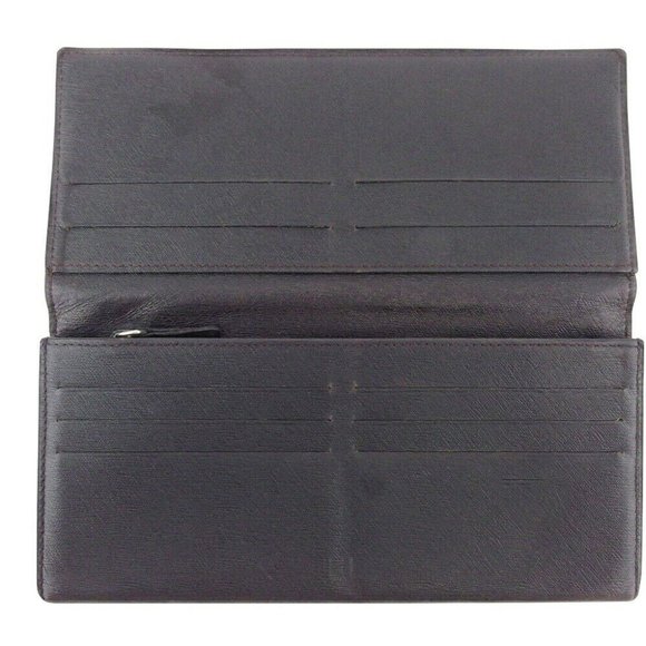 DUNHILL Long Wallet Side Car Leather Authentic - Picture 5 of 11